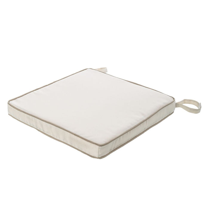 Pernă de scaun 38 x 38 x 4 cm Crem