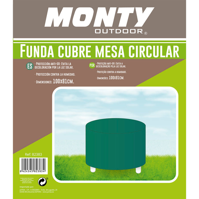 Husă de Protecție Masă Verde Rafie 100 x 100 x 81 cm