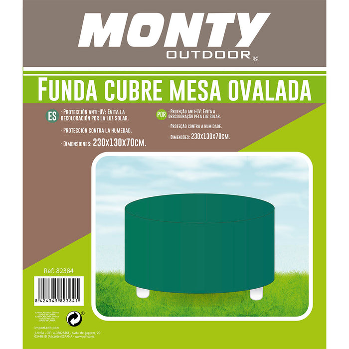 Husă de Protecție Masă Verde Rafie 130 x 230 x 70 cm