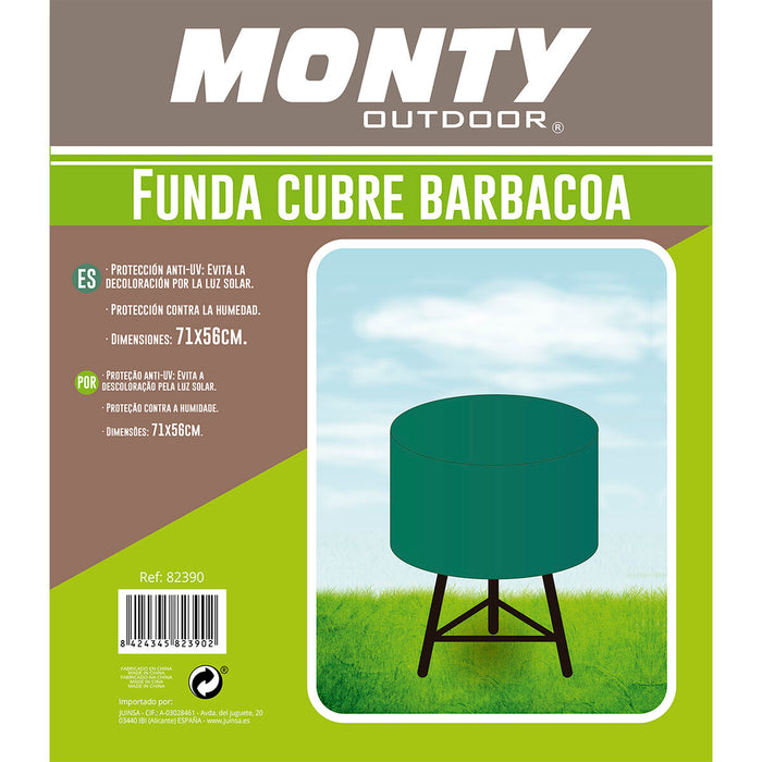 Husă de protecție pentru grătar Verde Rafie 71 x 71 x 56 cm