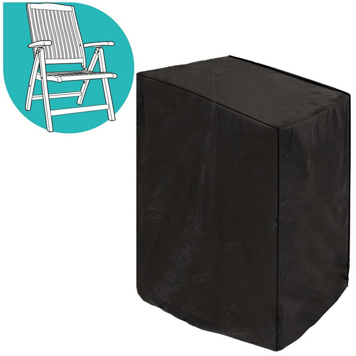 Husă pentru Scaun Fotoliu Negru PVC 89 x 76 x 107 cm