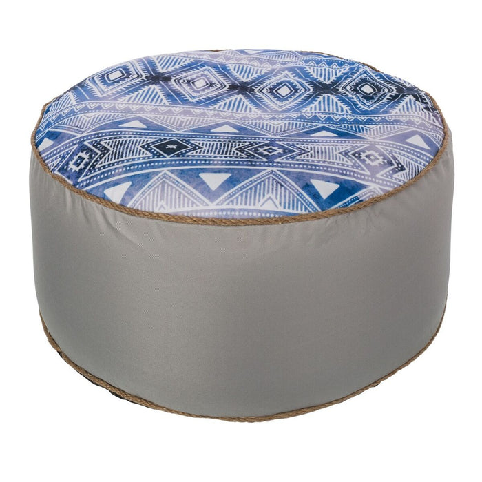 Puf gonflabil Etnic Albastru 55 x 55 x 25 cm