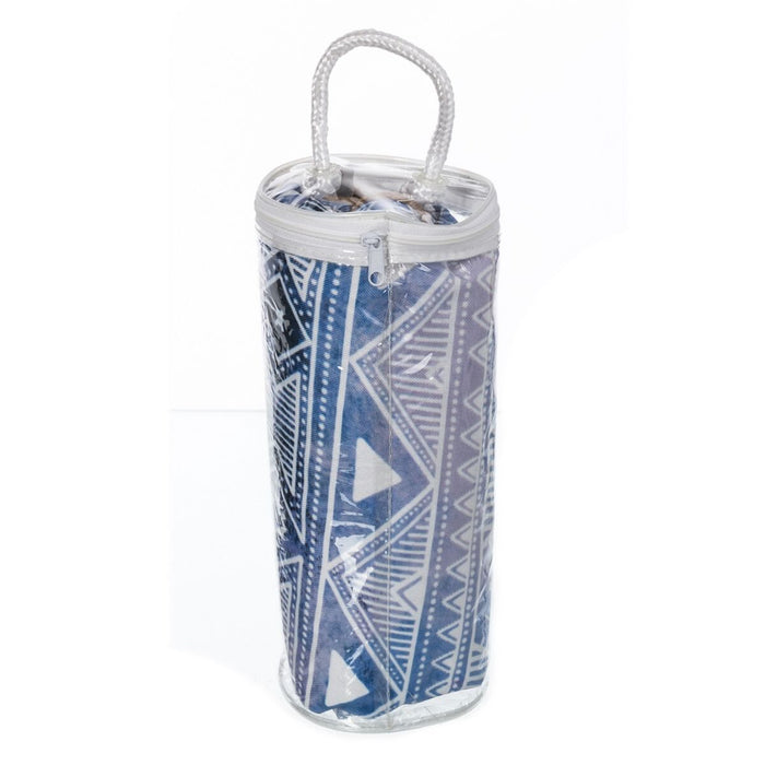 Puf gonflabil Etnic Albastru 55 x 55 x 25 cm