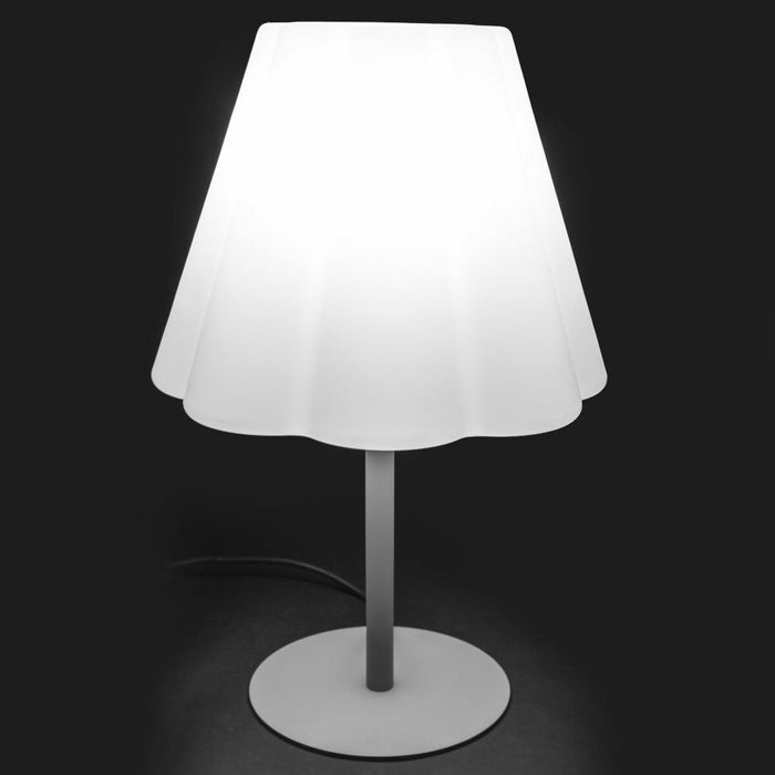 Lampă Abbey Alb Gri 23 W E27 220 V 39 x 39 x 60 cm