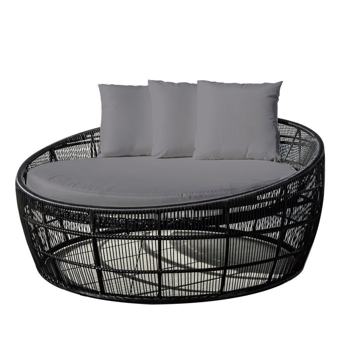 Lehátko Dido 160 x 160 x 76 cm Rotund Negru