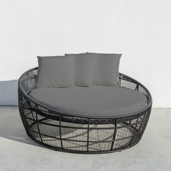 Lehátko Dido 160 x 160 x 76 cm Rotund Negru