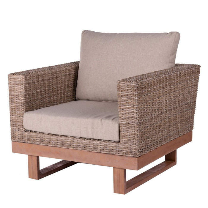 Canapea de Grădină Patsy 88 x 89 x 64,50 cm Lemn Ratan