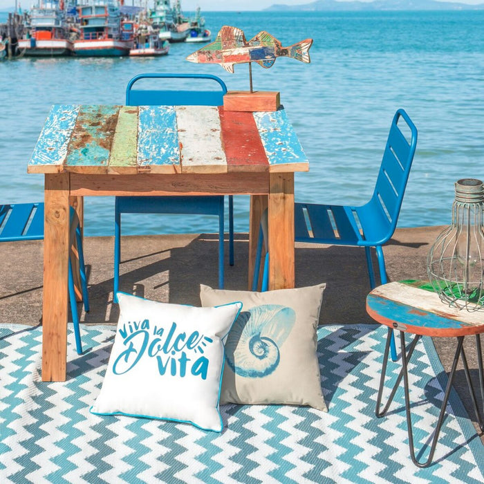 Figură Decorativă Calypso Pește 51 x 13 x 28 cm Tec Multicolor