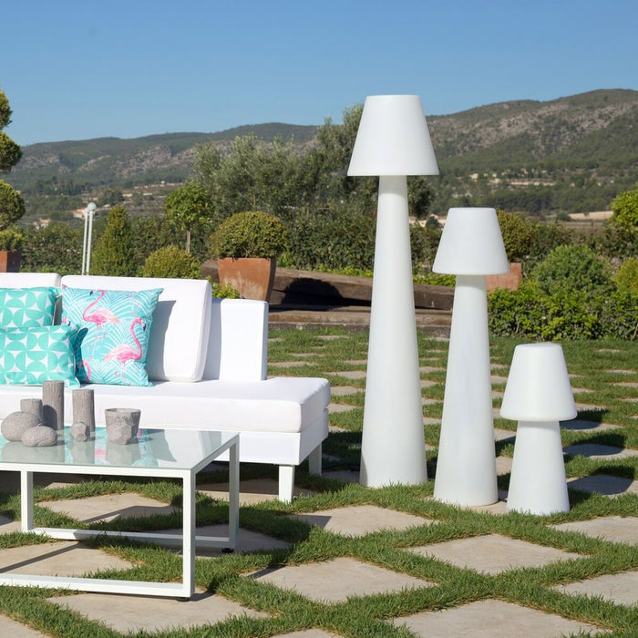 Lampă de masă Bossa Alb Poliuretan 28 x 28 x 60 cm