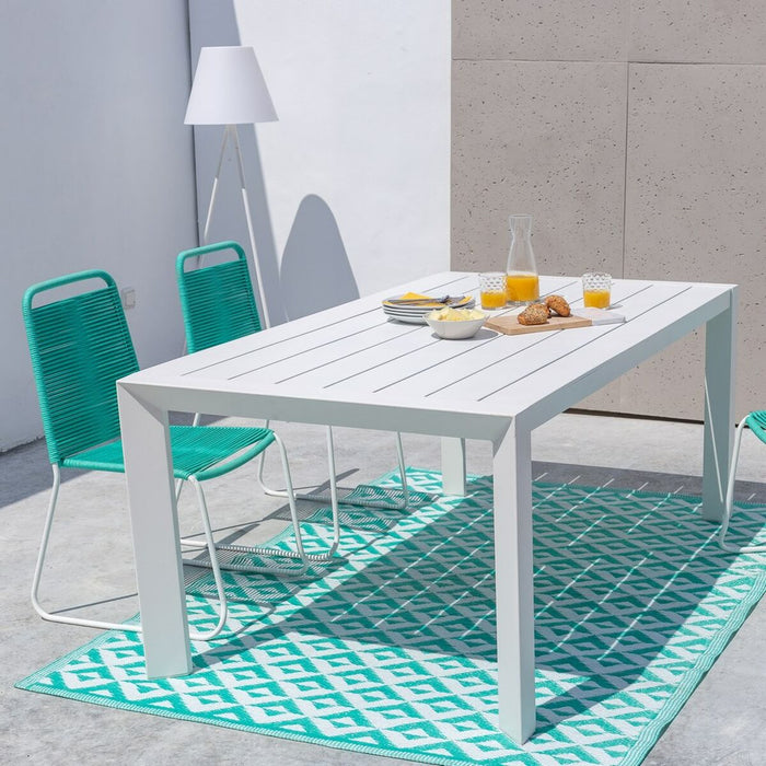 Zahradní židle Antea 57 x 61 x 90 cm Turquoise Въже