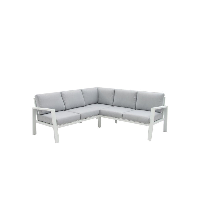 Canapea de Grădină Thais 195 x 195 x 73,6 cm Aluminiu