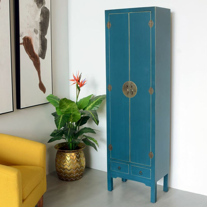 Dulap ORIENTE Albastru Fier DMF 55 x 33 x 185 cm