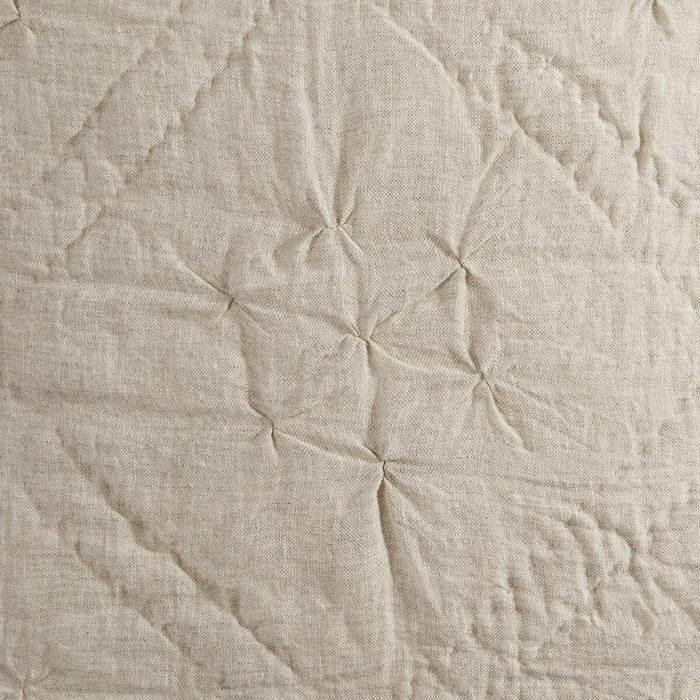 Pernă Bej Lin 60 x 60 cm