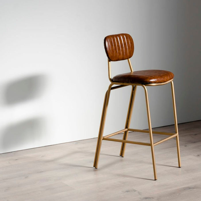 Taburet 44 x 51 x 100 cm Auriu* Metal Maro Poliuretan