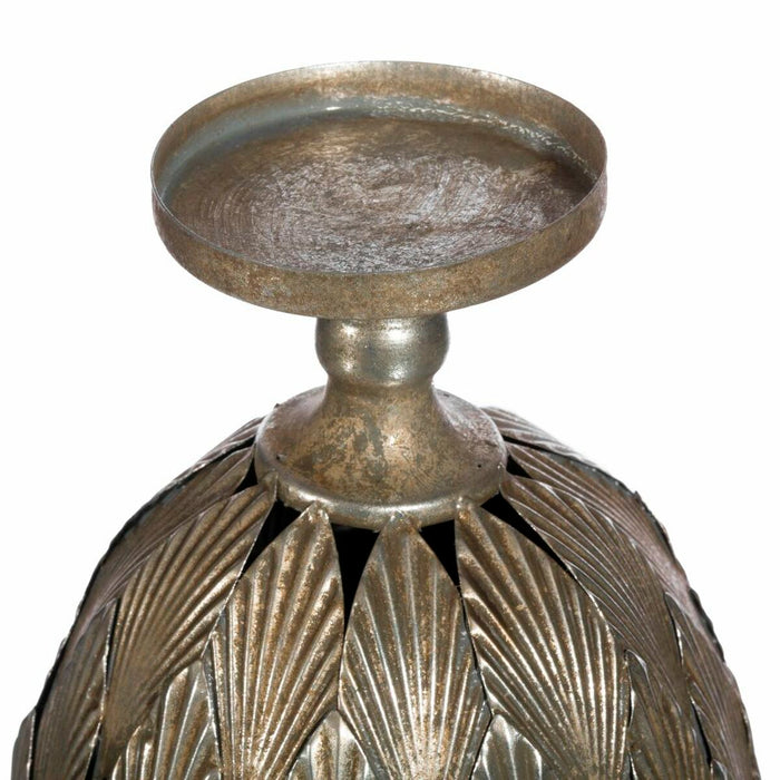 Suport de Lumânări 15,5 x 15,5 x 28 cm Metal Argintiu