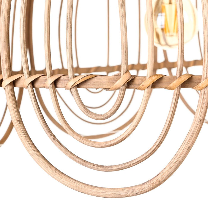 Lustră SEMANA 49 x 49 x 33 cm Natural (2 Unități)