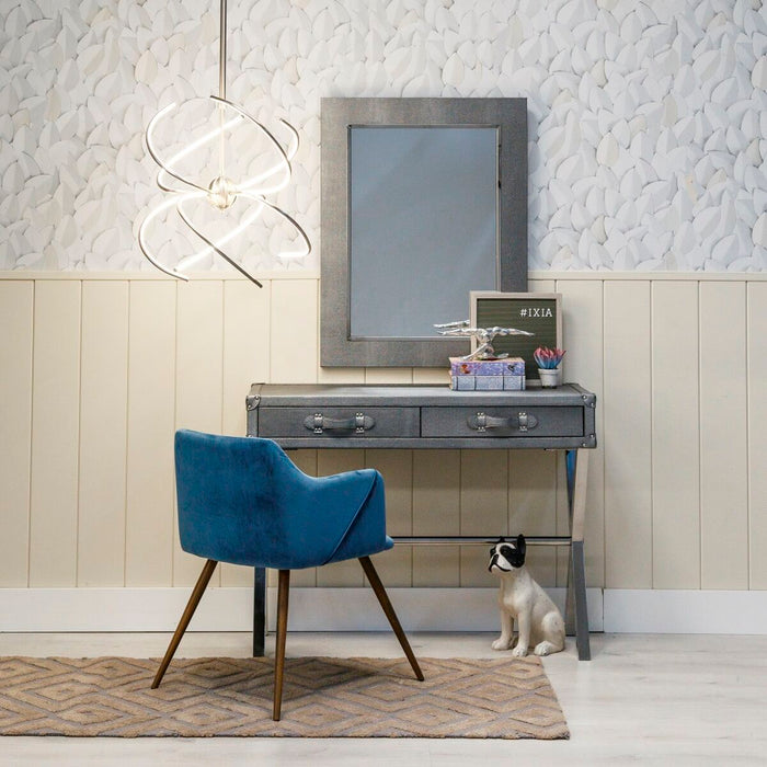 Lustră 60 x 60 x 120 cm Metal Argintiu Modern