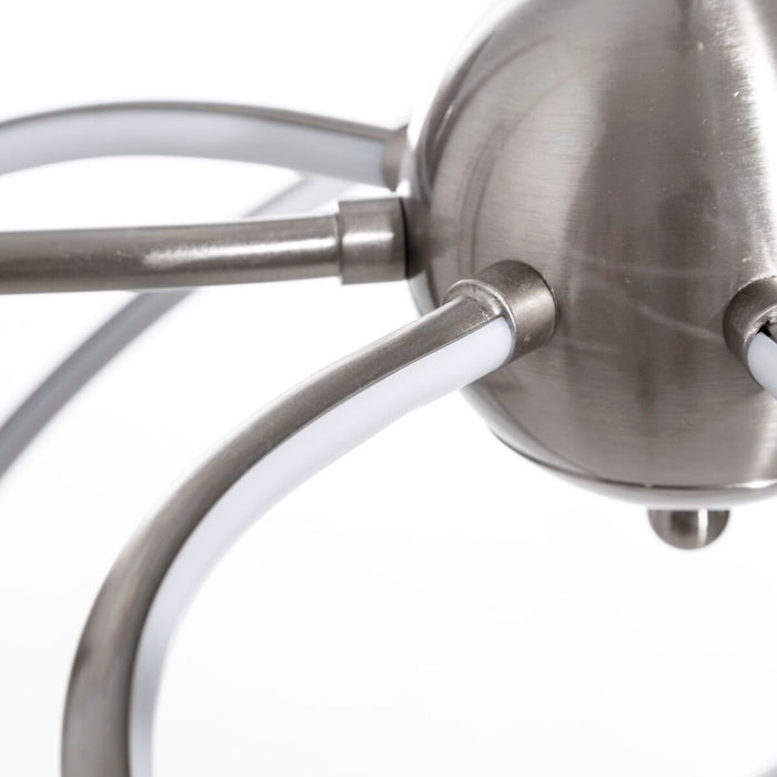 Lustră 60 x 60 x 120 cm Metal Argintiu Modern