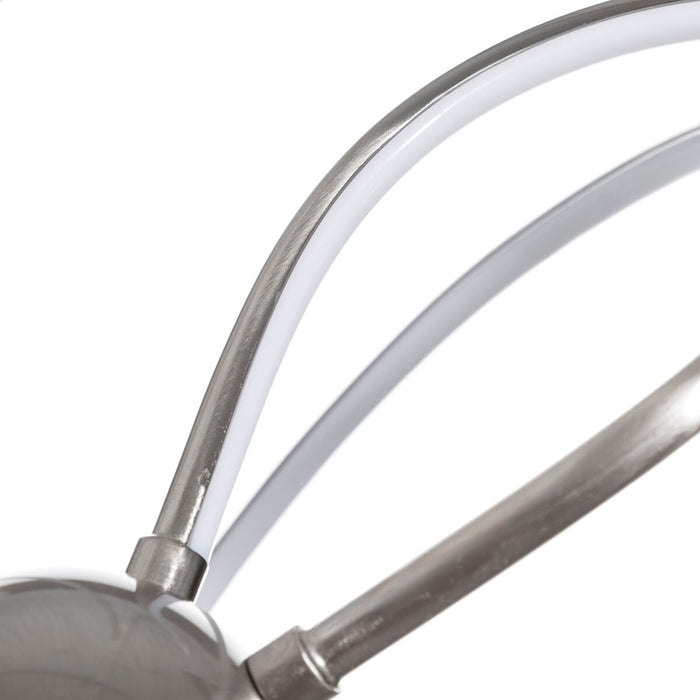 Lustră 60 x 60 x 120 cm Metal Argintiu Modern