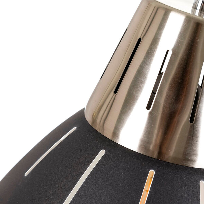 Lustră Negru Metal 30 x 30 x 35 cm industrial