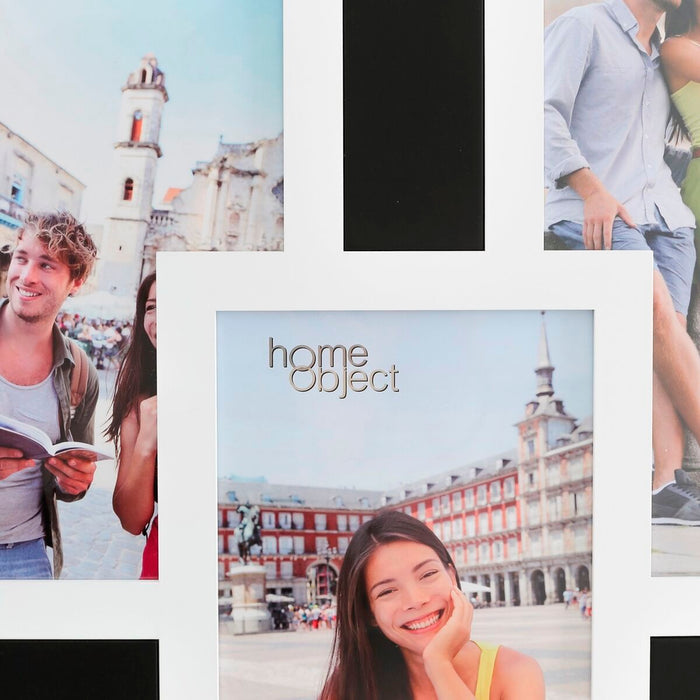 Ramă Foto 62 x 1,2 x 42 cm Geam Negru Alb DMF