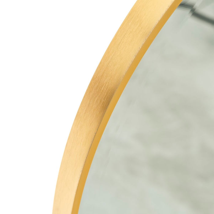 Oglindă de perete 40 x 2,8 x 40 cm Geam Auriu* Aluminiu