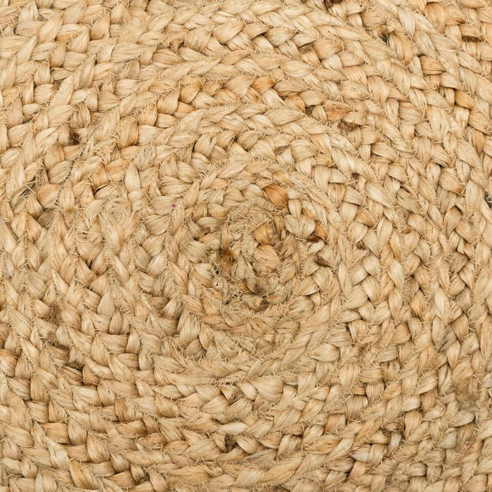 Covor 180 x 180 x 1 cm Natural Iută