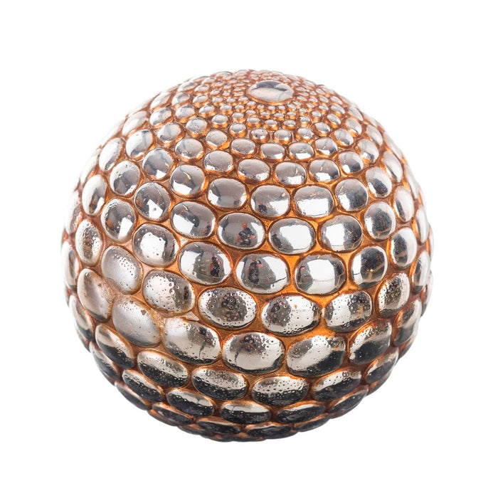 Mingi Decor Argintiu 10 x 10 x 10 cm (8 Unități)