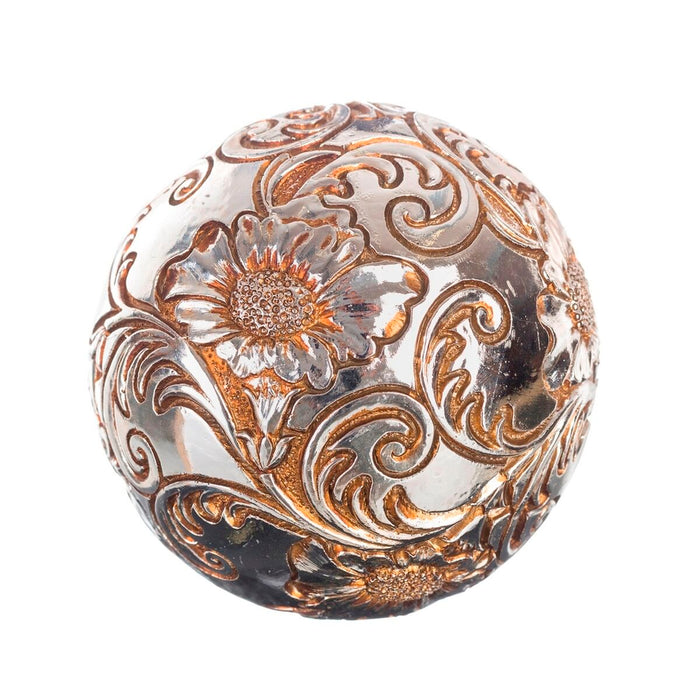 Mingi Decor Argintiu 10 x 10 x 10 cm (8 Unități)