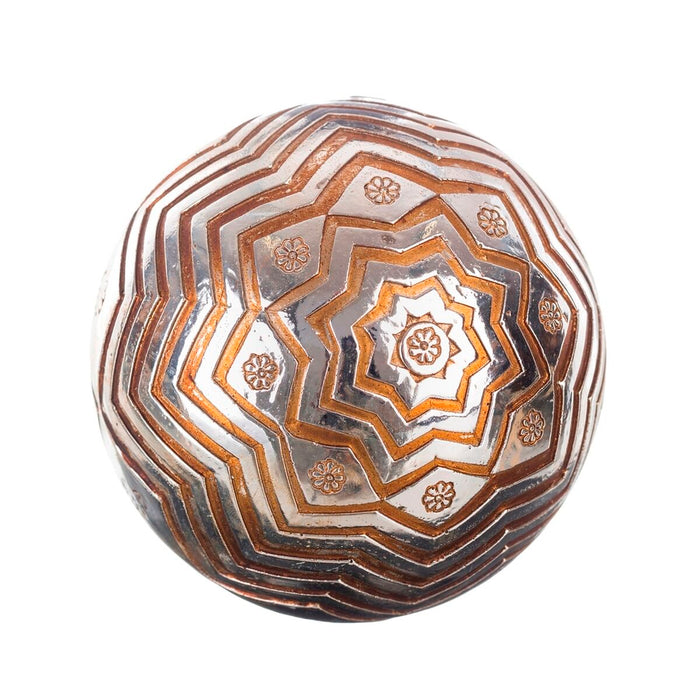 Mingi Decor Argintiu 10 x 10 x 10 cm (8 Unități)