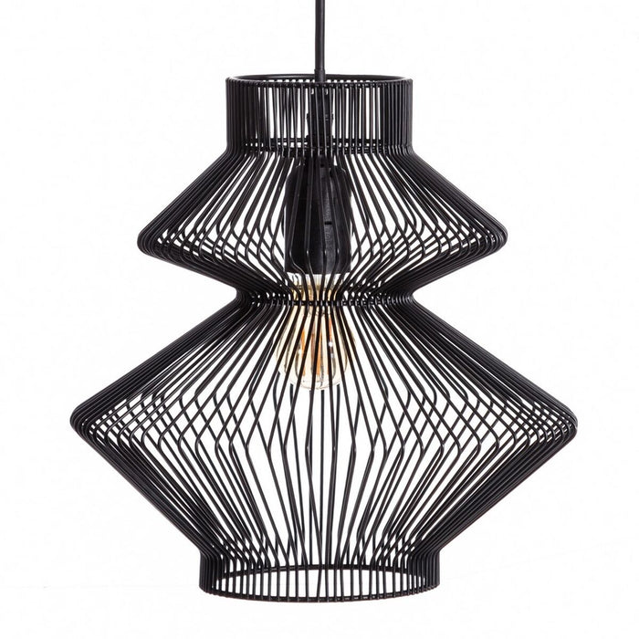Lustră Negru Metal 28 x 28 x 28 cm