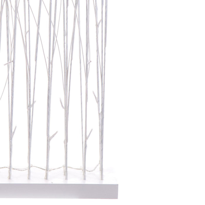 Ornament de Crăciun Lemn Metal 35 x 15 x 120 cm Ramură LED