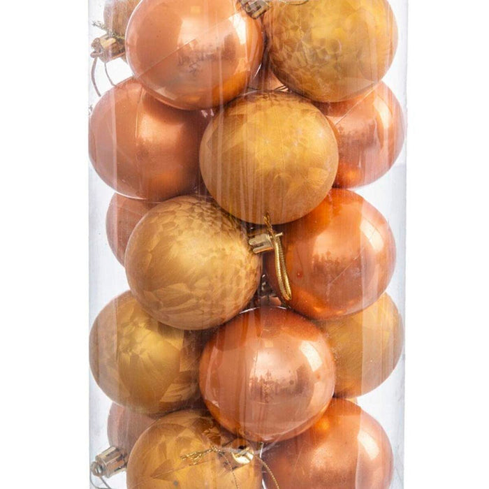 Globuri de Crăciun Argintiu Plastic 6 x 6 x 6 cm (12 Unități)