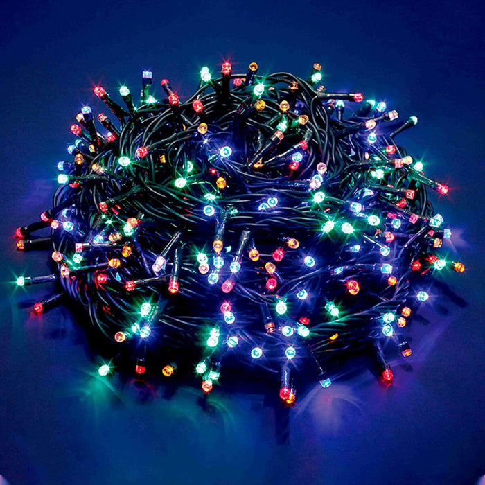 Ghirlandă de lumini LED 37,5 m Multicolor