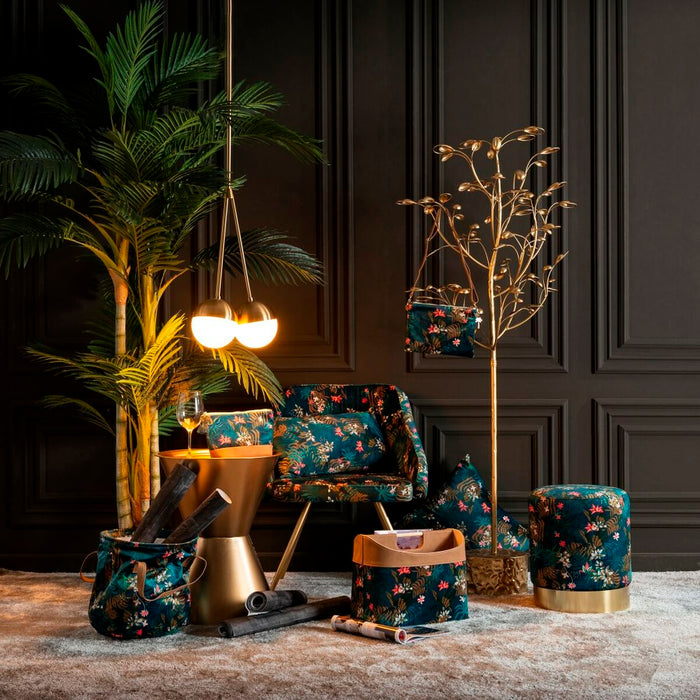 Suport pentru reviste Poliester Květiny 30 x 30 x 31 cm