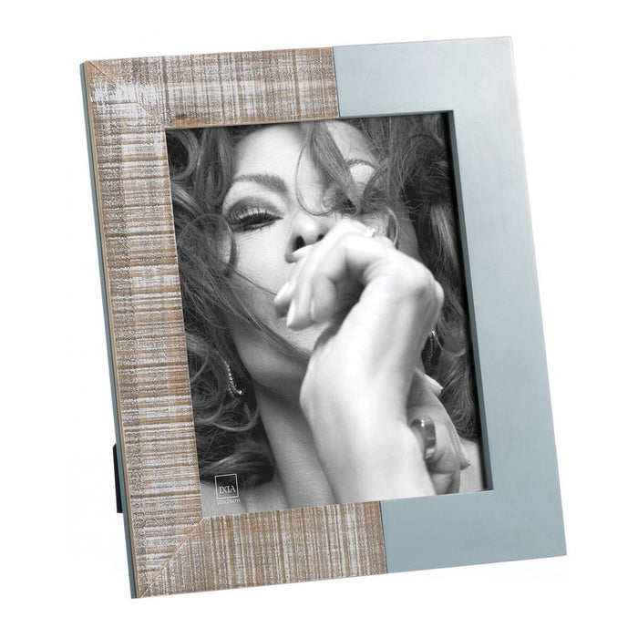 Ramă Foto 28 x 2,2 x 33 cm Albastru Lemn Alb