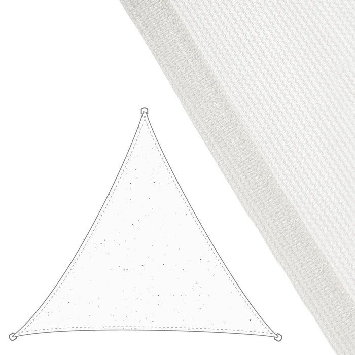 Umbrele din pânză Copertină 3,5 x 3,5 m Alb Polietilenă 350 x 350 x 0,5 cm