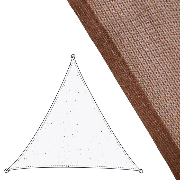 Umbrele din pânză Copertină 3,5 x 3,5 m Ciocolată Polietilenă 350 x 350 x 0,5 cm