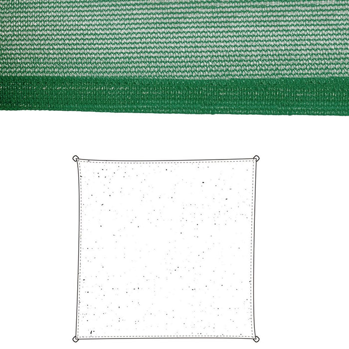 Umbrele din pânză Copertină Verde Polietilenă 300 x 300 x 0,5 cm
