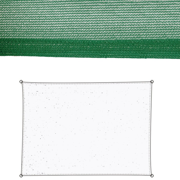 Umbrele din pânză Copertină Verde Polietilenă 300 x 400 x 0,5 cm