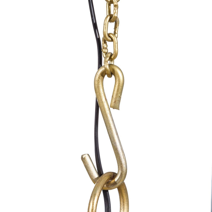 Lustră Bronz Geam Fier 40 W 240 V 35 x 35 x 28 cm Modern