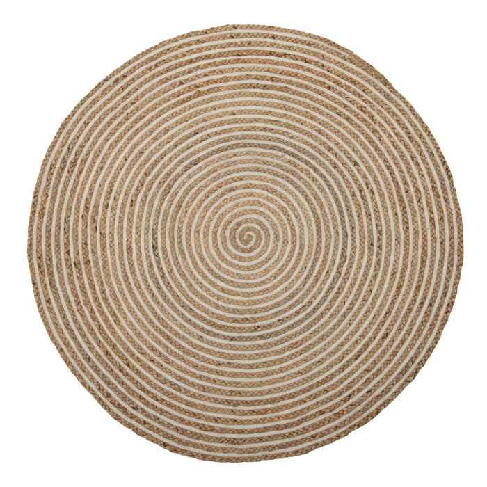Covor 120 x 120 x 1 cm Natural Iută