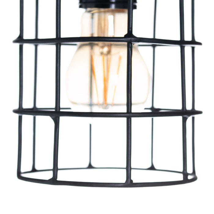 Lustră 12 x 12 x 27 cm Natural Auriu* Lemn Fier