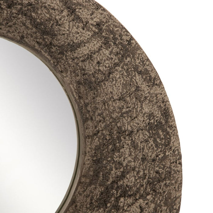 Oglindă de perete 91,4 x 2,5 x 91,4 cm Auriu* Aluminiu Lemn MDF