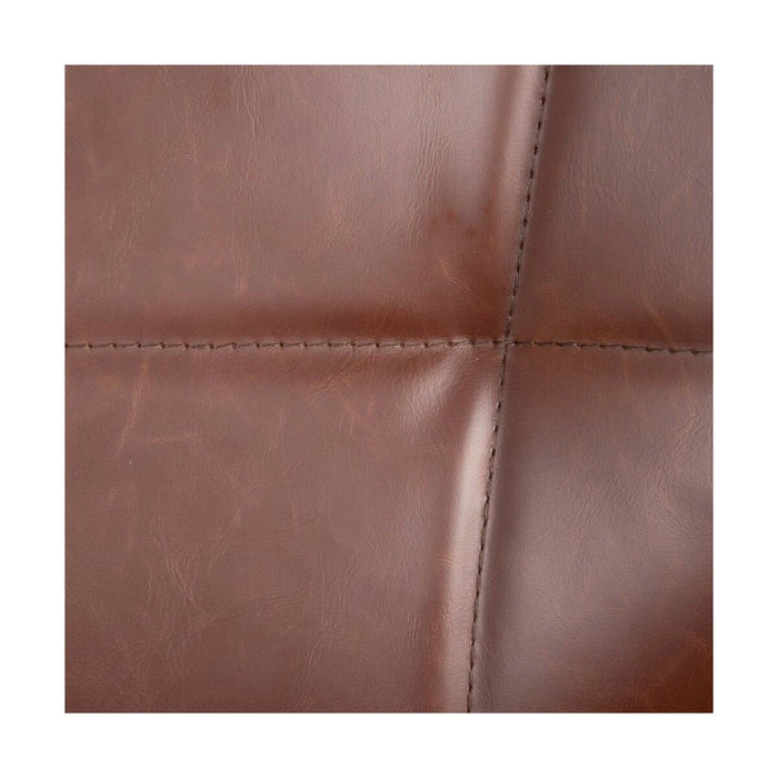 Taburet 45 x 48,5 x 95 cm Metal Cămilă Piele Sintetică
