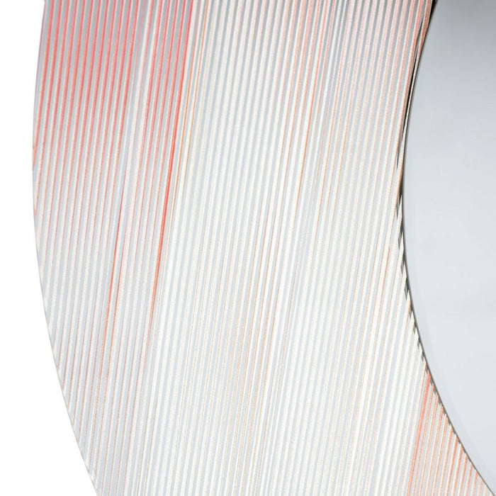 Oglindă de perete Geam Roșu Albastru 80 x 80 cm