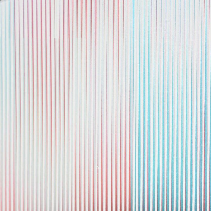 Oglindă de perete Geam Roșu Albastru 80 x 80 cm