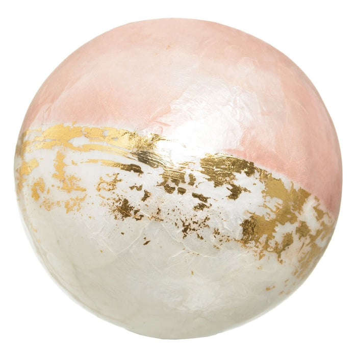 Mingi CAPIZ Decor Roz 10 x 10 x 10 cm (8 Unități)