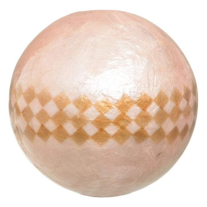 Mingi CAPIZ Decor Roz 10 x 10 x 10 cm (8 Unități)