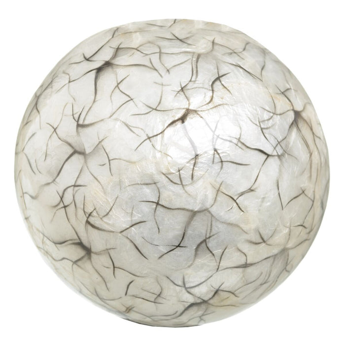 Mingi CAPIZ Decor Negru Alb 10 x 10 x 10 cm (8 Unități)